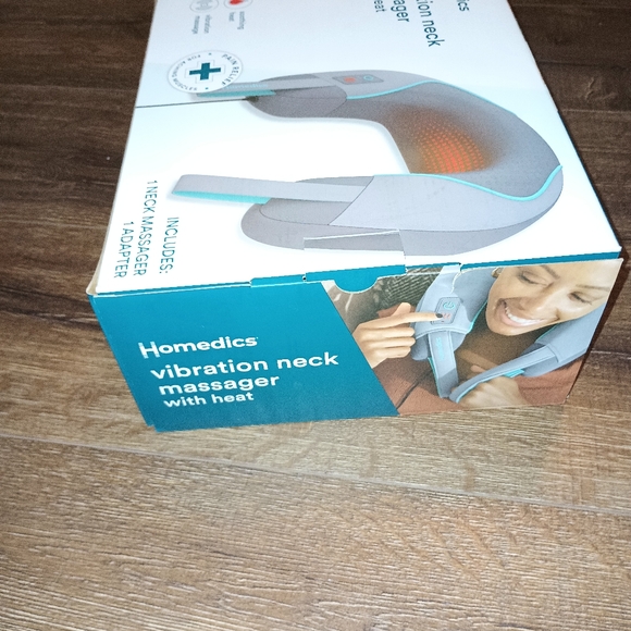 Homedics Neck Massager with Heat - Gray and Teal - Picture 7 of 7